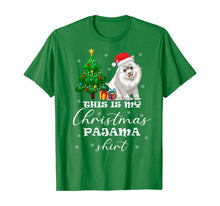 Load image into Gallery viewer, This is my Christmas Pajama Samoyed Costume Santa Hat gift T-Shirt
