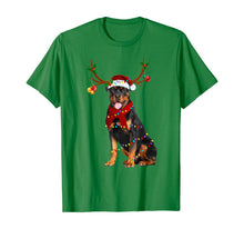Load image into Gallery viewer, Funny shirts V-neck Tank top Hoodie sweatshirt usa uk au ca gifts for Santa Rottweiler reindeer Light Christmas gifts T-Shirt 389659
