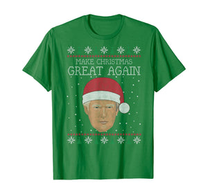 Unique Graphics Make Christmas Great Again Funny Christmas T-Shirt