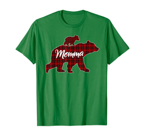 Funny shirts V-neck Tank top Hoodie sweatshirt usa uk au ca gifts for Red Plaid Momma Bear Buffalo Matching Family Pajama T-Shirt 1245206