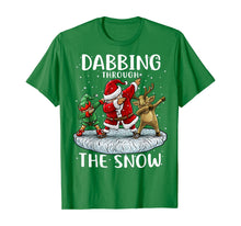 Load image into Gallery viewer, Funny shirts V-neck Tank top Hoodie sweatshirt usa uk au ca gifts for Santa Dabbing Through The Snow Funny Christmas Boys Kids T-Shirt 202145
