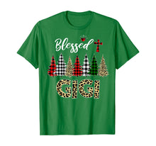 Load image into Gallery viewer, Funny shirts V-neck Tank top Hoodie sweatshirt usa uk au ca gifts for Leopard Print Christmas Trees Blessed Gigi Xmas Gifts T-Shirt 381871

