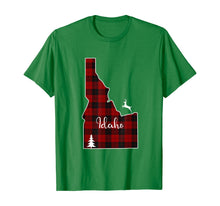 Load image into Gallery viewer, Xmas Presents for Mom Dad Red Plaid Deer Tree Idaho State T-Shirt
