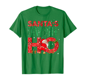 Funny shirts V-neck Tank top Hoodie sweatshirt usa uk au ca gifts for Santa's Favorite Ho Gifts Xmas Outfit Christmas Costume T-Shirt 319656