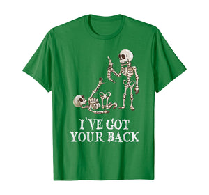 Skeleton I've got your back   T-Shirt