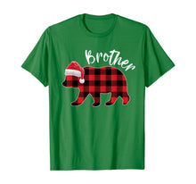 Load image into Gallery viewer, Red Plaid Brother BEAR Christmas Pajama Matching Family Gift T-Shirt
