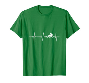 Funny shirts V-neck Tank top Hoodie sweatshirt usa uk au ca gifts for Heartbeat Swimming T-Shirt Funny swimming shirt 1320129