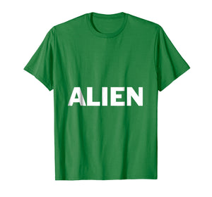 Funny shirts V-neck Tank top Hoodie sweatshirt usa uk au ca gifts for Alien Lazy Halloween Costume Funny T Shirt 1941298