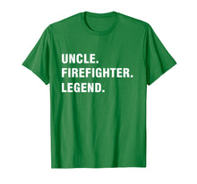 Load image into Gallery viewer, Funny shirts V-neck Tank top Hoodie sweatshirt usa uk au ca gifts for Uncle Firefighter Legend Shirt Gift For Uncle Family T-shirt 2008379
