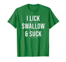 Load image into Gallery viewer, Funny shirts V-neck Tank top Hoodie sweatshirt usa uk au ca gifts for I Lick Salt Swallow Tequila Suck Lime Funny Cinco De Mayo  T-Shirt 1639446
