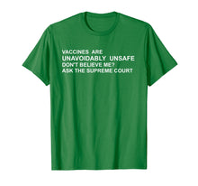 Load image into Gallery viewer, Funny shirts V-neck Tank top Hoodie sweatshirt usa uk au ca gifts for Vaccines are Unavoidably Unsafe Truth Science T Shirt 2313534
