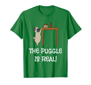 Funny shirts V-neck Tank top Hoodie sweatshirt usa uk au ca gifts for The Puggle Is Real - Funny Dog Pun Taco T-Shirt 1868542