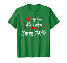 Load image into Gallery viewer, Funny shirts V-neck Tank top Hoodie sweatshirt usa uk au ca gifts for 40 Years Mr And Mrs Since 1979 - Valentine T-Shirt 888178
