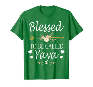 Funny shirts V-neck Tank top Hoodie sweatshirt usa uk au ca gifts for Blessed To Be Called Yaya Mothers Day Gifts T-Shirt 786496