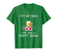 Load image into Gallery viewer, Funny shirts V-neck Tank top Hoodie sweatshirt usa uk au ca gifts for I&#39;m Retired Every Hour Is Happy Hour Beer Tees For Men WoMen 2240071
