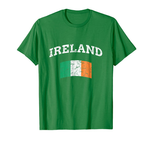 Funny shirts V-neck Tank top Hoodie sweatshirt usa uk au ca gifts for Ireland Irish Flag Distressed T-Shirt / Saint Patrick's Day 1613566