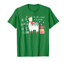 Load image into Gallery viewer, Funny shirts V-neck Tank top Hoodie sweatshirt usa uk au ca gifts for Sloth Christmas Shirt - Fa la la llama Christmas T-Shirt 2074984
