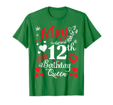 Load image into Gallery viewer, Funny shirts V-neck Tank top Hoodie sweatshirt usa uk au ca gifts for Flowers Heart Lip May 12th Birthday Queen Shirt Mama Nana 2654774
