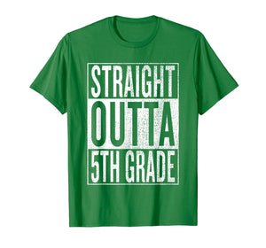 Straight Outta 5th Grade| Great Graduation Gift Shirt