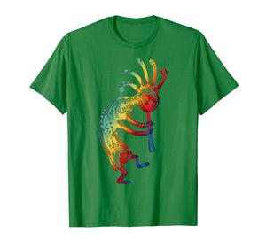 Funny shirts V-neck Tank top Hoodie sweatshirt usa uk au ca gifts for Native American Kokopelli with Ornaments Gradients T-Shirt 2497937