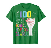 Load image into Gallery viewer, Funny shirts V-neck Tank top Hoodie sweatshirt usa uk au ca gifts for 100 Days of School Shirt No Probllama Llama 100th day tshirt 1594432
