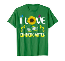 Load image into Gallery viewer, Funny shirts V-neck Tank top Hoodie sweatshirt usa uk au ca gifts for I Love Teaching Kindergarten T-Shirt Sunflower Teacher Shirt 2946039
