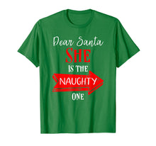 Load image into Gallery viewer, Funny shirts V-neck Tank top Hoodie sweatshirt usa uk au ca gifts for Mens Matching christmas shirts for couples She&#39;s the naughty one 1802501
