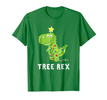 Load image into Gallery viewer, Funny shirts V-neck Tank top Hoodie sweatshirt usa uk au ca gifts for Cute Dinosaur Christmas Shirt: Tree Rex Dinosaur Pun Tee 2051055
