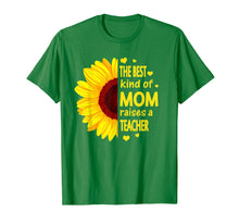 Load image into Gallery viewer, Funny shirts V-neck Tank top Hoodie sweatshirt usa uk au ca gifts for The Best Kind Of Mom Raises A Teacher t Shirt Sunflower 1760158
