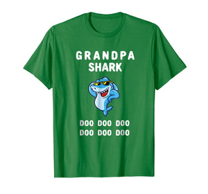 Funny shirts V-neck Tank top Hoodie sweatshirt usa uk au ca gifts for Grandpa Shark T-shirt Doo Doo Doo - Grandpa Shark Gift Shirt 1017771