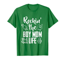 Load image into Gallery viewer, Funny shirts V-neck Tank top Hoodie sweatshirt usa uk au ca gifts for Rockin&#39; The Boy Mom Life | Boy Mom T-Shirt Gifts 1223274
