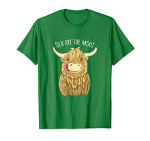 Load image into Gallery viewer, Funny shirts V-neck Tank top Hoodie sweatshirt usa uk au ca gifts for Cute Cartoon Scottish Highland Cow &#39;Och Aye&#39;  T-Shirt 3292928
