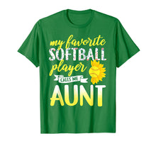 Load image into Gallery viewer, Funny shirts V-neck Tank top Hoodie sweatshirt usa uk au ca gifts for My Favorite Softball Player Calls Me Aunt T-Shirt 1303441
