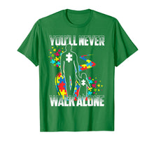 Load image into Gallery viewer, Funny shirts V-neck Tank top Hoodie sweatshirt usa uk au ca gifts for You&#39;ll Never Walk Alone T-Shirt Gifts Autism Awareness Tee 3256293
