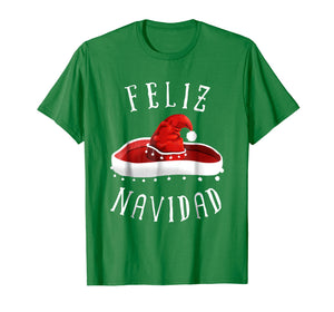 Funny shirts V-neck Tank top Hoodie sweatshirt usa uk au ca gifts for Santa Hat Sombrero Christmas Mexico Feliz Navidad T Shirt 2117808