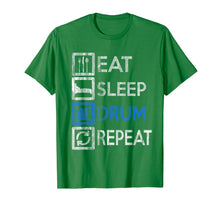 Load image into Gallery viewer, Funny shirts V-neck Tank top Hoodie sweatshirt usa uk au ca gifts for Vintage Drummer - Eat Sleep Drums Repeat - Drums T-Shirt 1808018
