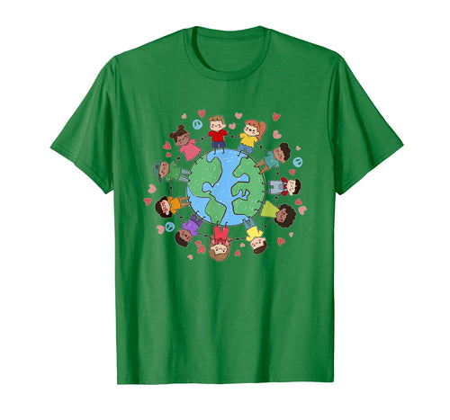 Children Around The World Tee Save Earth Day T-Shirt Gifts 164057
