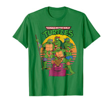 Load image into Gallery viewer, Teenage Mutant Ninja Turtles Retro Sun Group Tee-Shirt
