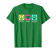 Load image into Gallery viewer, ODND Dog Rescue Apparel - Peace Love Rescue T-Shirt-5697290
