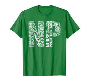Nurse Practitioner Word Art NP Week Gift T-Shirt