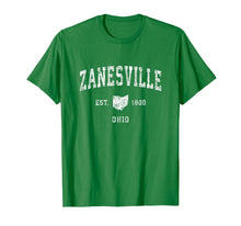 Load image into Gallery viewer, Zanesville Ohio OH Vintage Athletic Sports Design T-Shirt
