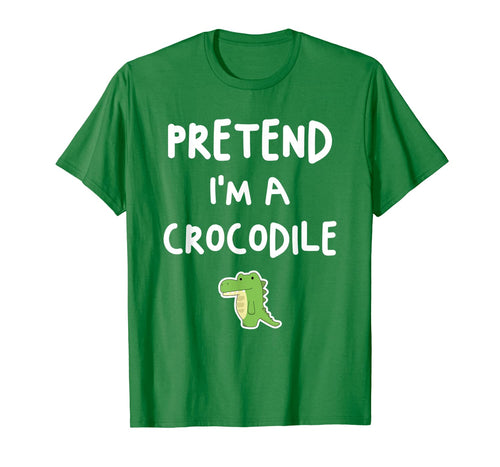 Pretend I'm a Crocodile Funny Easy Halloween Costume Gift T-Shirt