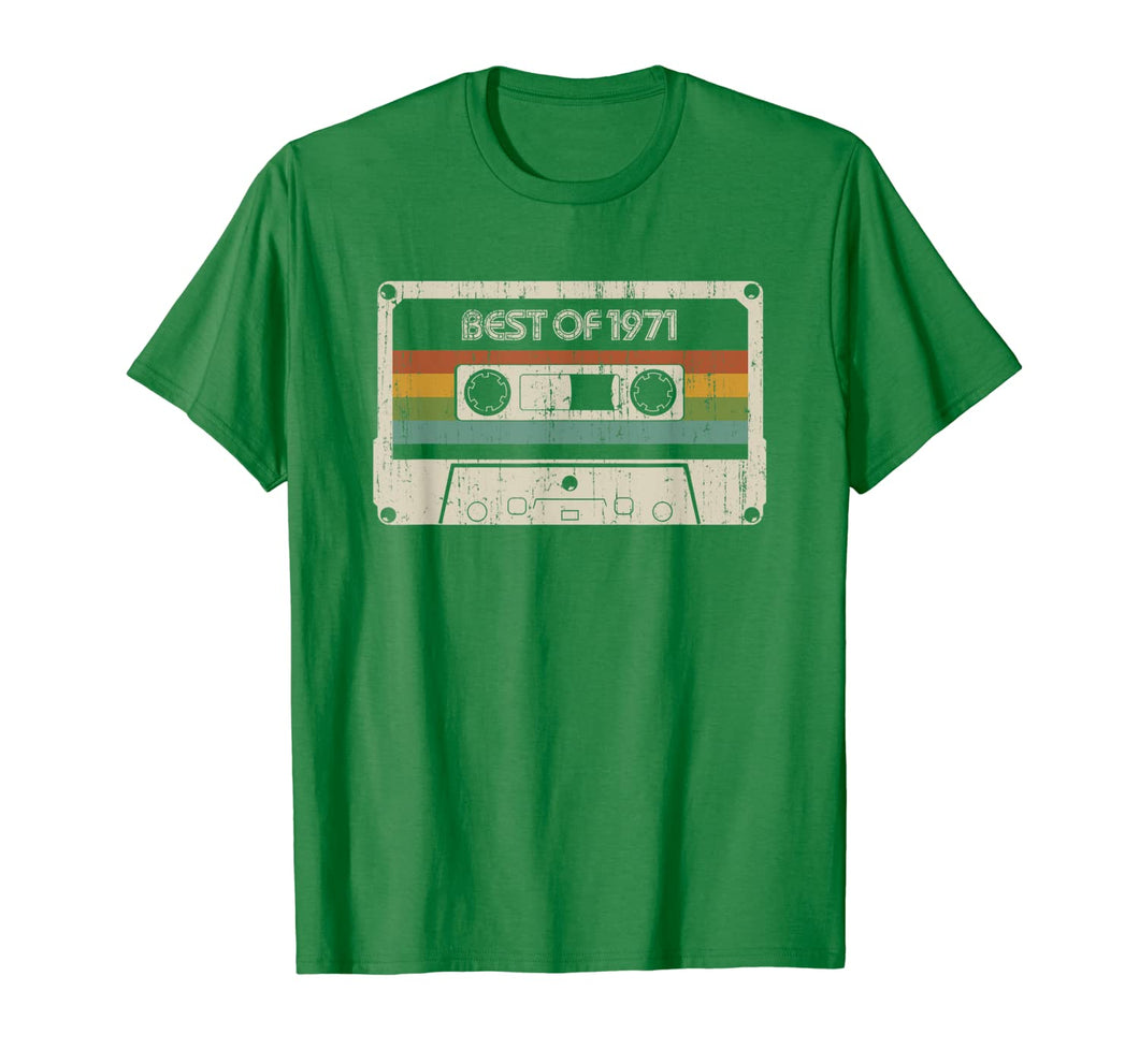 Vintage Best of 1971 48th Birthday Cassette T-Shirt