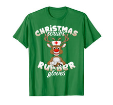Load image into Gallery viewer, Christmas Scrub Top Reindeer Scrubs Rubber Gloves Nurses T-Shirt-1432150
