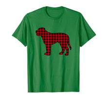 Load image into Gallery viewer, Mastiff Christmas Decor Red Plaid Buffalo Dog Gifts Family T-Shirt-1503139
