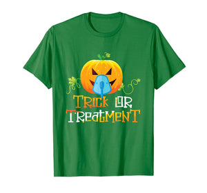Trick Or Treatment Respiratory Therapist Nurse Halloween T-Shirt