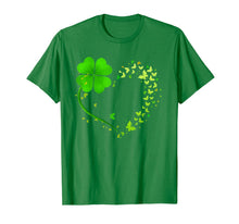 Load image into Gallery viewer, Heart Shamrock Butterfly Happy St Patrick&#39;s Day Gifts T-Shirt-517295
