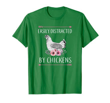 Load image into Gallery viewer, Easily Distracted By Chickens Gift For Chicken Lovers Funny T-Shirt-647970
