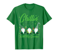 Load image into Gallery viewer, Chillin With My Gnomies Plaid St Patricks Day Gifts T-Shirt-5896071
