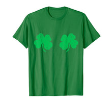 Load image into Gallery viewer, Shamrock Boobs T-Shirt Irish St Patricks Day Gift Shirt T-Shirt-98032
